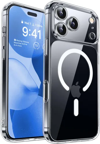 Vista 29 de CANSHN Funda magnética compatible con iPhone Air (6.5 pulgadas), mejorada [protección completa de la cámara] [compatible con Magsafe]
