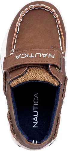 Vista 4 de Nautica Mocasines para niños y niños, zapatos náuticos casuales de una correa - (bebéniño pequeño)
