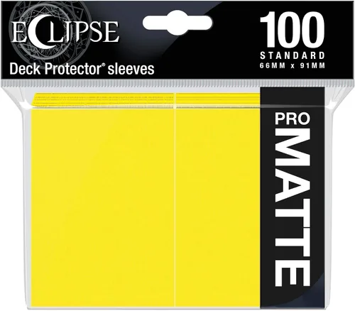 Vista 8 de Ultra Pro E-15616 Eclipse Standard Matte Sleeves 100 Pack-Apple Red