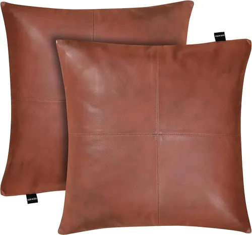 Vista 72 de Funda de almohada de piel de cordero – Funda de cojín decorativa para sofá – Fundas para sala de estar y dormitorio, 22 x 22 pulgadas – Paquete de 2
