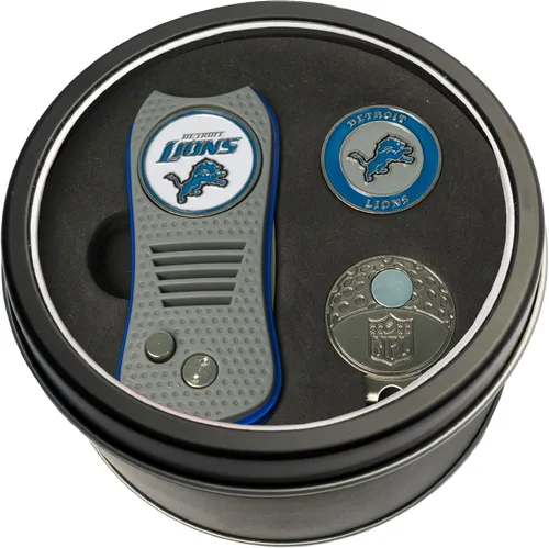Vista 9 de Team Golf NFL Adult-Unisex Tin Gift Set with Switchfix Divot Tool, Cap Clip, and Ball Marker