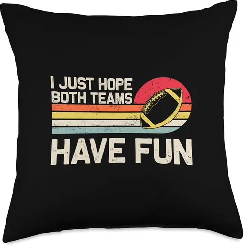 Vista 4 de I Just Hope Both Teams Have Fun Throw Pillow