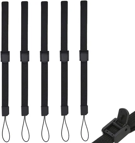 Vista 6 de Pluxen Correa de muñeca ajustable compatible con cámara de teléfono con control remoto Wii