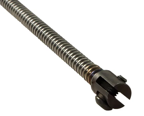 Vista 5 de DCD 51050SLT Cable de limpieza de drenaje, 1/2" x 50' con núcleo interno y acoplamientos de cable ranurados