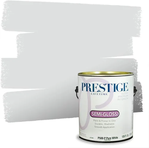Vista 18 de Pintura 2 en 1, para primera mano y para exterior, de Prestige Paints, E100-P-871BM
