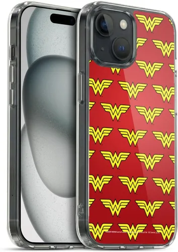 Vista 116 de Head Case Designs Funda de gel suave con licencia oficial de Wonder Woman DC Comics Classic Logos compatible con Apple iPhone 7 Plus/iPhone 8 Plus