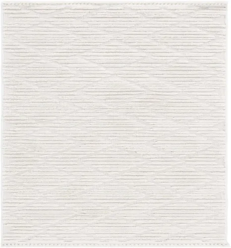 Vista 2 de SAFAVIEH Urban Collection - Alfombra de pasillo de 6 pies, color marfil, diseño moderno, ideal para zonas de alto tráfico en pasillo, baño y cocina