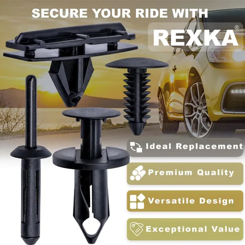 Vista 3 de Rexka Kit de Hardware de 60 piezas para Fender y Protector de Parrilla para Jeep Wrangler JK y Unlimited 2007-2018 JK 68039280AA 6030441 6506007AA