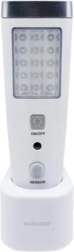 Vista 2 de Luz nocturna de pared con sensor de movimiento 4 en 1, luz LED de falla de energía, linternas de emergencia, linterna recargable, perfecta