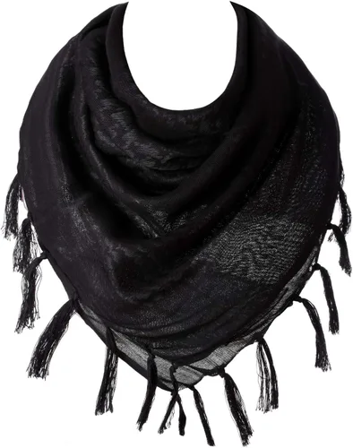 Vista 3 de ChinFun - Bufanda 100% algodón, pañuelo tipo pashmina de estilo árabe