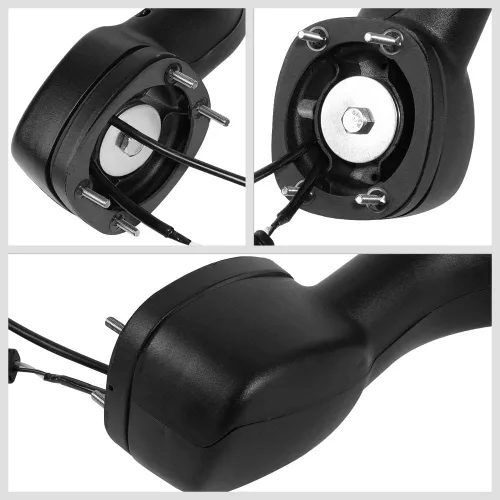 Vista 2 de Juego de espejos cromados para capó LED, señal de giro compatible con Kenworth T680 Peterbilt 587 579