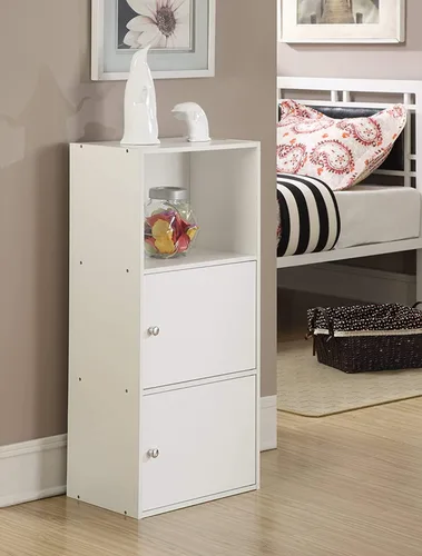 Vista 5 de Convenience Concepts Xtra Storage - Armario de 2 puertas, color blanco (151187W)