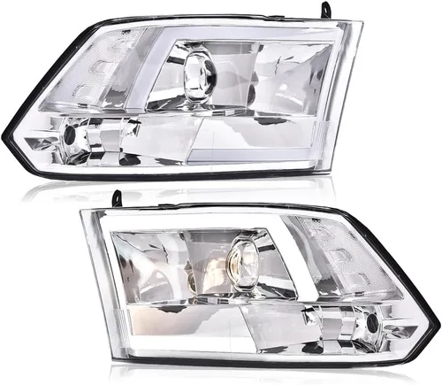 Vista 17 de CROSSDESIGN Faros LED DRL, Faro Lente transparente Carcasa Negra
