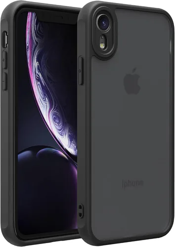 Vista 45 de Funda Translúcida Mate para iPhone 11, [Protección contra Caídas de Grado Militar de 10 Pies] Parachoques Protector Delgado Duradero Resistente a
