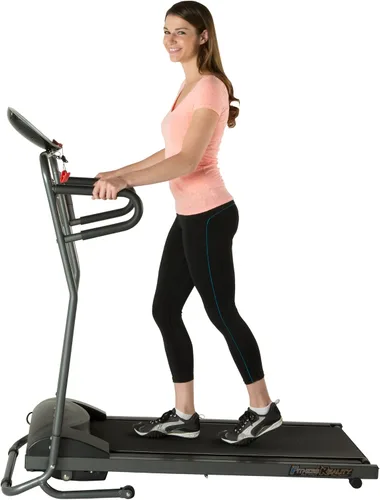 Vista 6 de Fitness Reality Tre5000 - Cinta de correr eléctrica plegable compacta con pulso cardíaco