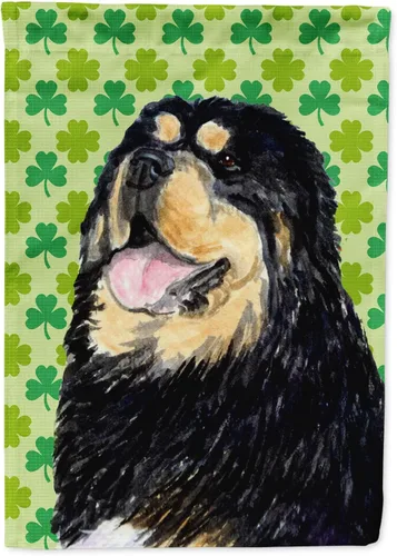 Vista 176 de Caroline's Treasures SS4442GF Affenpinscher Bandera de jardín con retrato de trébol del día de San Patricio para buzón, bandera decorativa