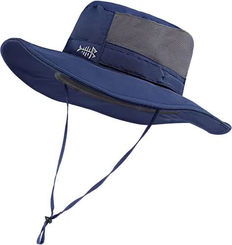 Vista 8 de BASSDASH Sombrero de pesca solar UPF 50+ resistente al agua con solapa desmontable para el cuello