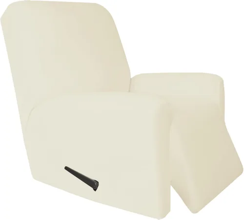 Vista 71 de Easy-Going - Funda elástica de microfibra para sofá reclinable seccional, suave vellón ajustable a tu sofá de 2 cuerpos, lavable, protector