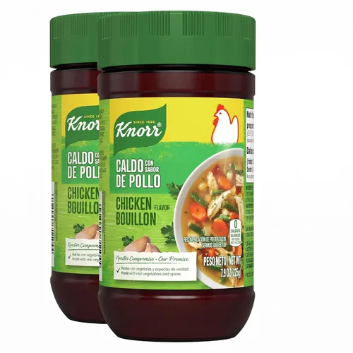 Vista 13 de Knorr Caldo con Sabor a Pollo para Salsas, Sopas y Guisos Granulado, Libre de Grasa y Colesterol 7.9 oz