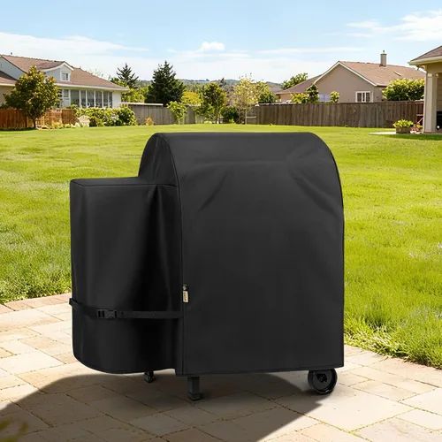 Vista 6 de Arcedo Funda para parrilla compatible con Traeger 20 / Tailgater 20 Series – Resistente al agua de longitud completa al aire libre cubierta