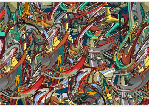 Vista 2 de wall26 - Fondo artístico abstracto para diseño. Vector - Mural de pared removible. Papel pintado autoadhesivo grande - 66x96 pulgadas