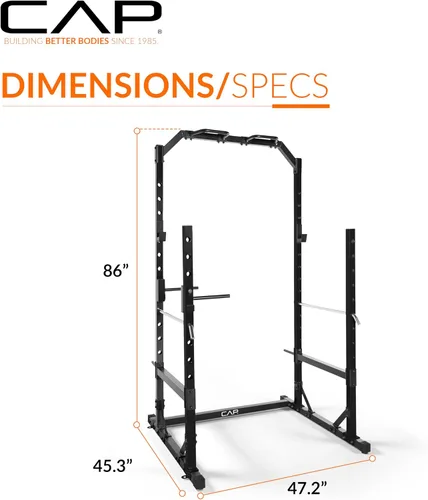 Vista 4 de CAP Barbell Estante de alimentación multiuso, serie