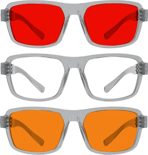 Vista 312 de Eyekepper Gafas de luz azul para hombre y mujer, paquete de 6 lentes Pilot Paquete de 6 color mezclado