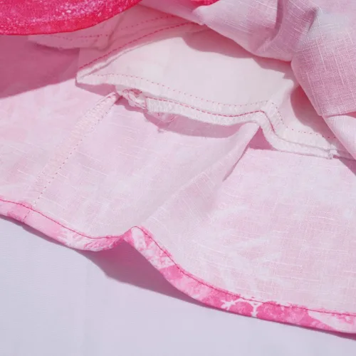 Vista 5 de WYYXXT Vestido de princesa para niñas, vestido casual con estampado de dibujos animados para niñas