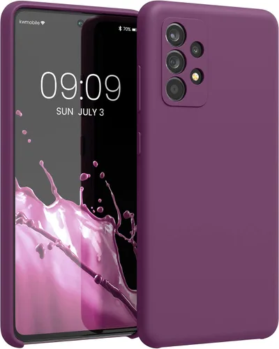 Vista 40 de kwmobile Funda Compatible con Samsung Galaxy A14 5G - Funda de teléfono de TPU y silicona con acabado suave - Verde Lima