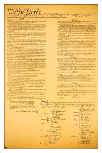Vista 13 de Trends International Póster de pared de The Constitution, 14.725 x 22.375 pulgadas, versión enmarcada de madera de granero Versión enmarcada Barnwood