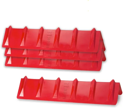 Vista 15 de DC Cargo Mall Cuatro protectores de borde de acero para cadena plana Protectores de esquina de remolque en V Board
