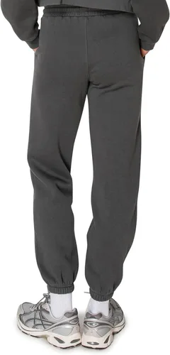 Vista 53 de Cali1850 Pantalón deportivo Cloud Nine Fleece para mujer, cintura alta, ajuste holgado, dos bolsillos, cintura elástica con cordón