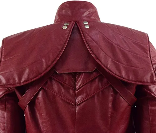 Vista 5 de Dante Cosplay - Chaqueta de disfraz de Devil May Cry Nero Cosplay traje de Halloween para hombre