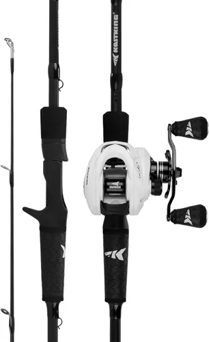 Vista 13 de KastKing Crixus Fishing Rod and Reel Combo, High Performance Spinning & Baitcaster Combo, IM6 Graphite 2Pc Blanks, Zirconium Oxide Rings