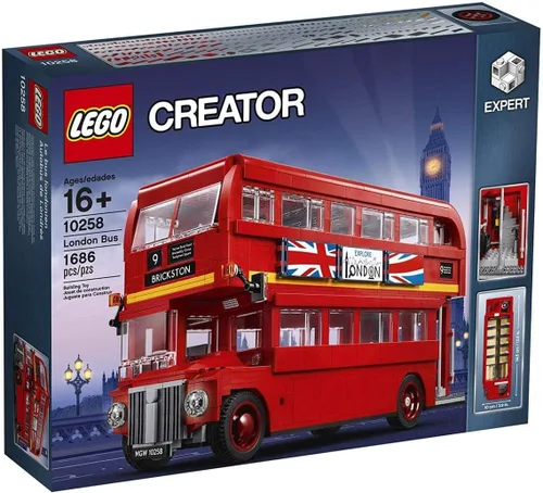 Vista 3 de LEGO Creator Expert London Bus 10258 Kit de construcción (1686 piezas)