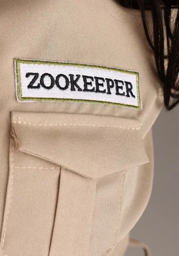 Vista 6 de Disfraz de Cuidadora de Zoológico para Mujer Talla Plus Multicolor