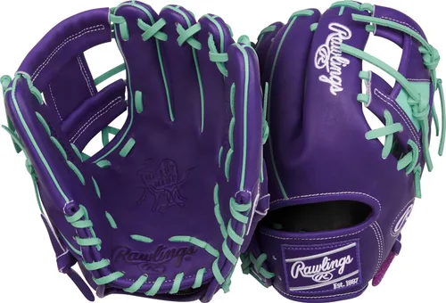 Vista 14 de Guantes de béisbol Heart of the Hide 2026 Top Grade US Steerhide Negro/Menta Pro H Web