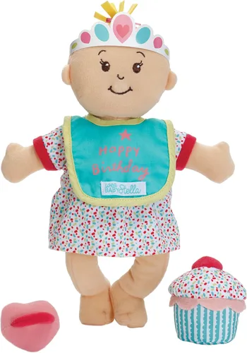 Vista 2 de Manhattan Toy Wee Baby Stella Tiny Farmer - Juego de muñecas suaves de 12 pulgadas