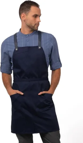 Vista 7 de Chef Works Delantal largo con babero para hombre