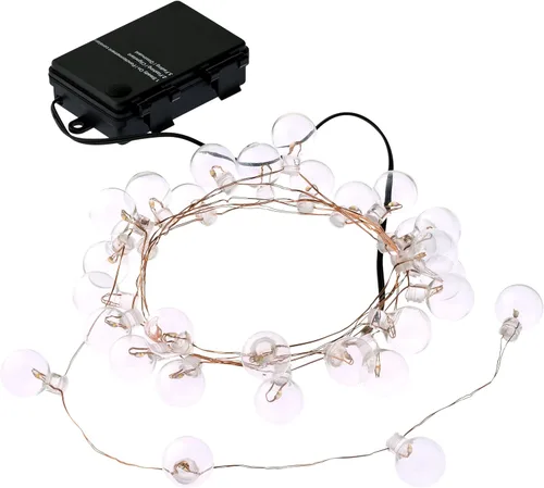 Vista 6 de Ashland Cadena de luces LED blancas de 30 quilates