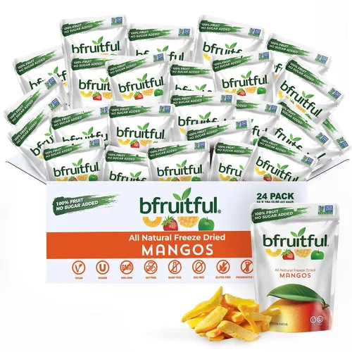Vista 17 de bfruitful Manzana liofilizada + canela, sin azúcar añadido, paquete de bocadillos de frutas liofilizadas o para niños y adultos, bocadillos
