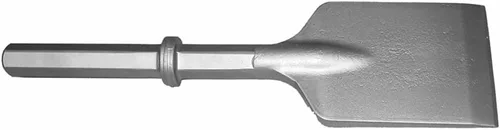 Vista 9 de Champion Chisel, herramienta de buje de acero con vástago hexagonal de 1-1/8 x 6 pulgadas, 16 dientes de acero, diseñada para martillos neumáticos