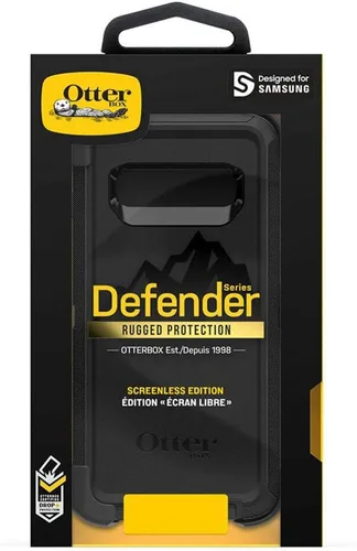 Vista 9 de OtterBox Defender Series - Carcasa sin pantalla para Galaxy S10, color negro