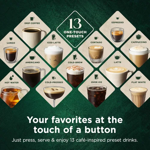 Vista 3 de Ninja AutoBarista Pro Espresso totalmente automático, 13 opciones