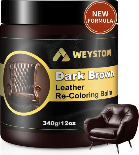 Vista 20 de Bálsamo de recoloración de cuero, kit de reparación de cuero beige para muebles, tinte de cuero y pintura para recolorear, restaurar y reparar cuero