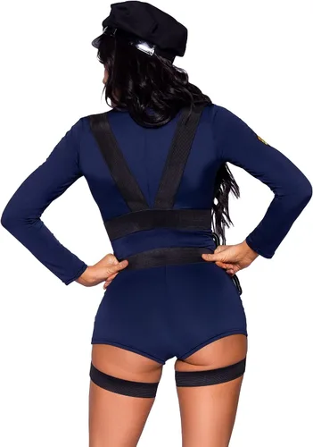 Vista 2 de Leg Avenue Women's 6 Pc Handcuff Hottie Cop Costume