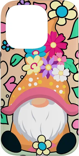 Vista 17 de Funda para iPhone XR con diseño de gnomo de verano y flores de margarita