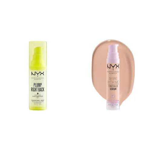 Vista 12 de NYX PROFESSIONAL MAKEUP Sérum y prebase voluminizador Plump Right Back, con ácido hialurónico