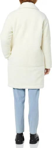 Vista 2 de Tienda Essentials Abrigo de sherpa de peluche de gran tamaño para mujer (anteriormente Goodthreads)