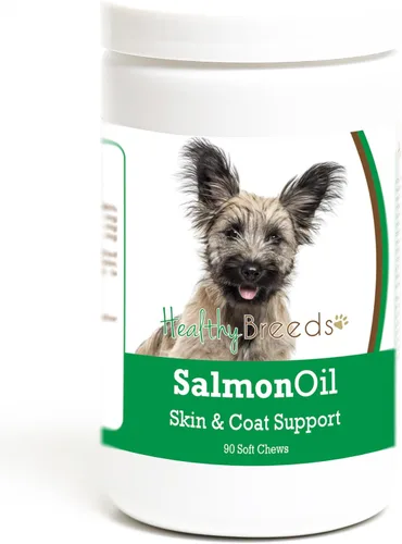 Vista 299 de Healthy Breeds Affenpinscher - Masticables suaves de aceite de salmón, 90